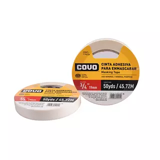 Cinta Adhesiva Para Enmascarar 3/4" - 50yds Display X6