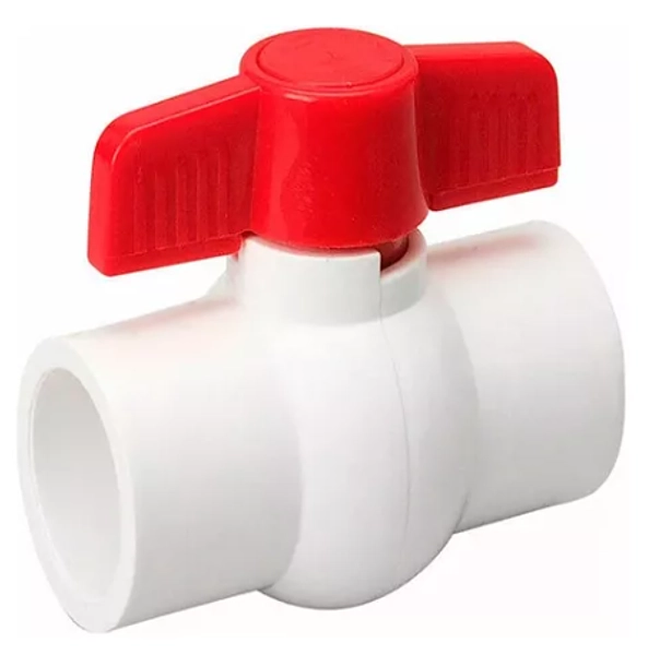 Llave Paso Pvc 3/4" Liso Uyu