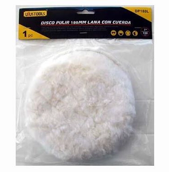 Disco Pulir 180mm Lana Cuerda Bonnette Uyus