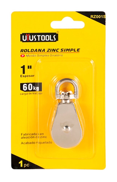 Roldana Zinc Simple 1" Uyu