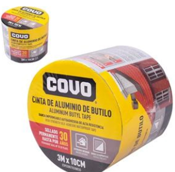 Cinta De Aluminio De Butilo Covo