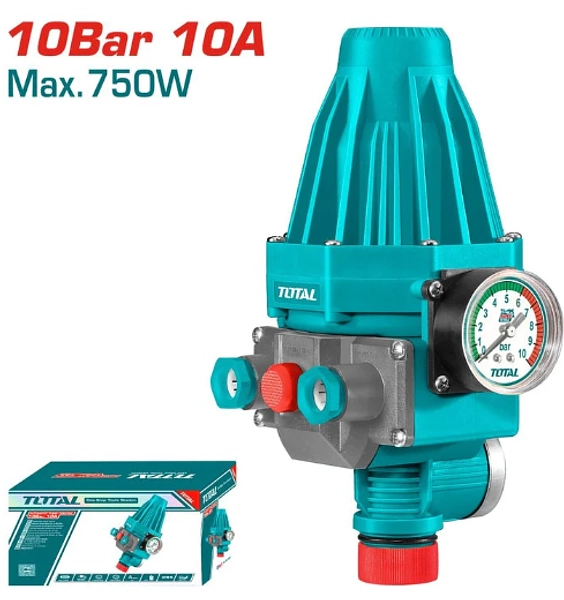 Control Automático Para Bomba 750w Con Manómetro Total Rocla